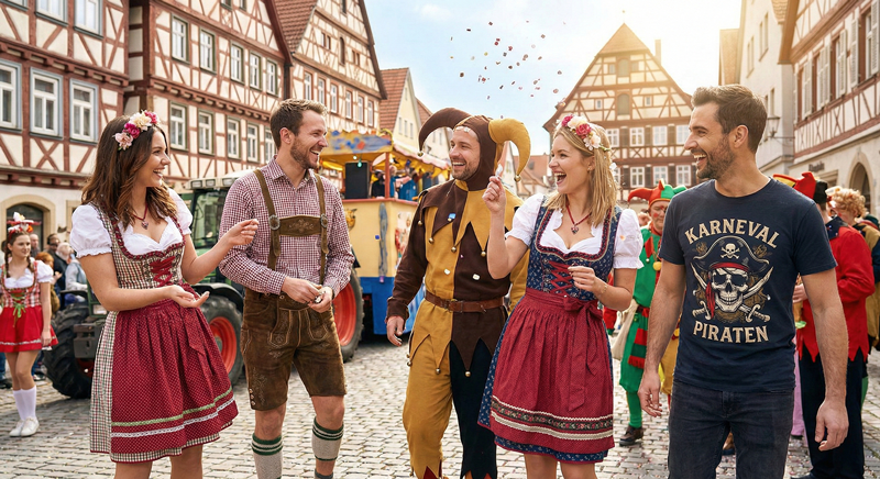 Faschingsgruppe Kostüme