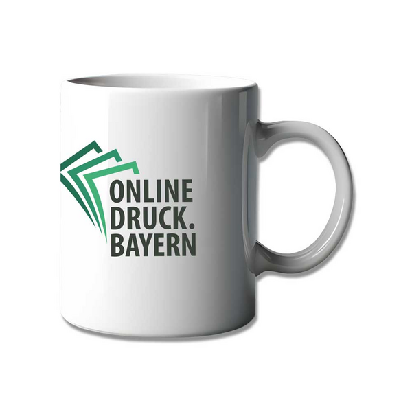 Tasse weiß glänzend